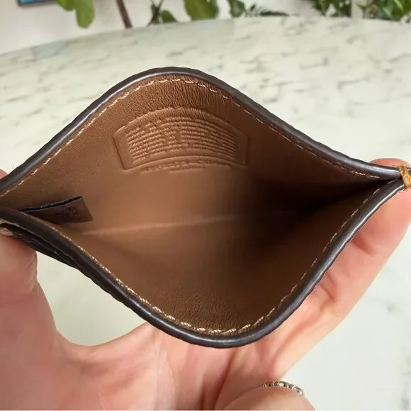 Coach X Mint + Serf Card Case Ivory Multicolor CD685 - Picture 5 of 9